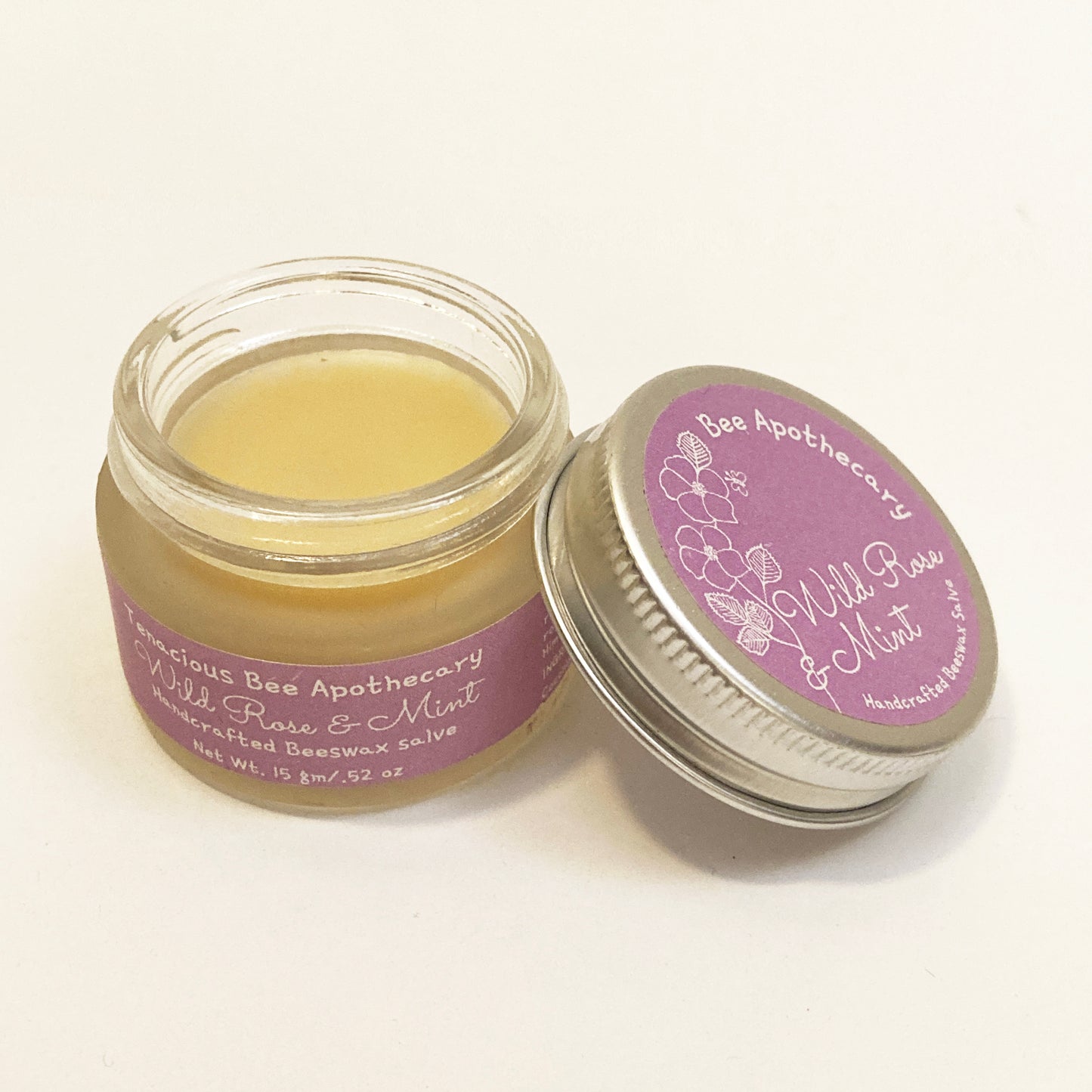 Wild Rose and Mint Beeswax Salve