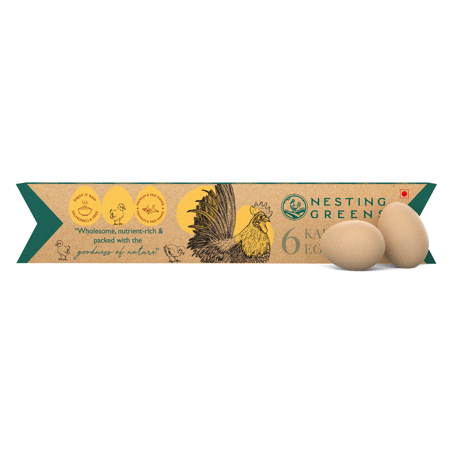 Kadaknath Authentic Organic egg ( 6piece)