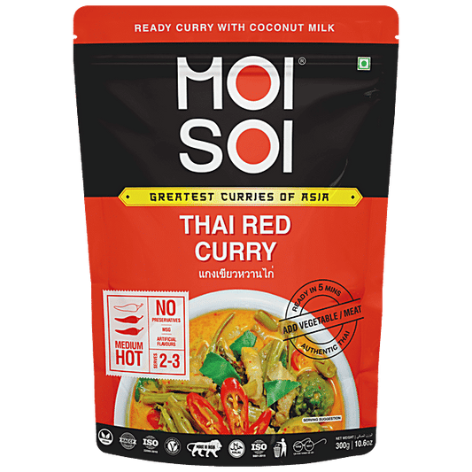 Moi Soi Thai Red Curry Cooking Sauce With Coconut