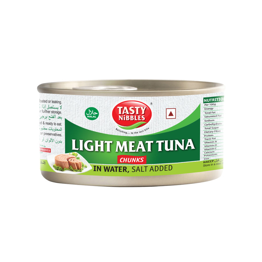 Light Meat Tuna CHUNKS In Water, SALT ADDED