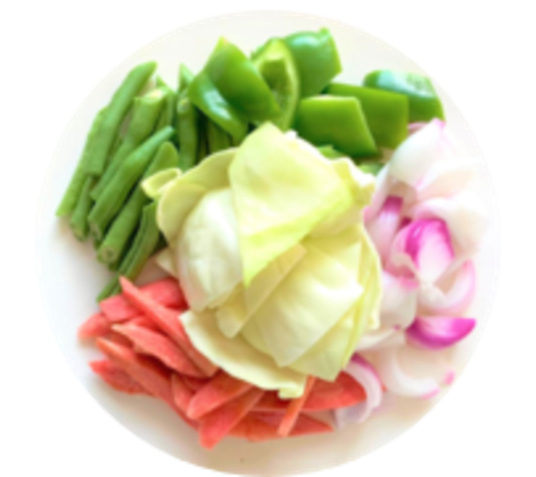 Stir-Fried Cut Vegetables